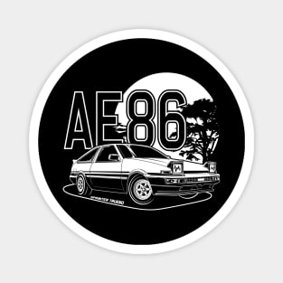 AE86 TRUENO (White Print) Magnet